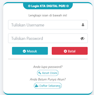 Register PGRI Trenggalek - Persatuan Guru Republik Indonesia Cabang Kabupaten Trenggalek
